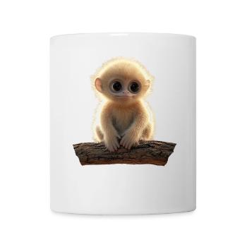 Gibbon Monkey Whitehand Gibbon Monkey Cute Lar Gibbons - Mug - white - Front