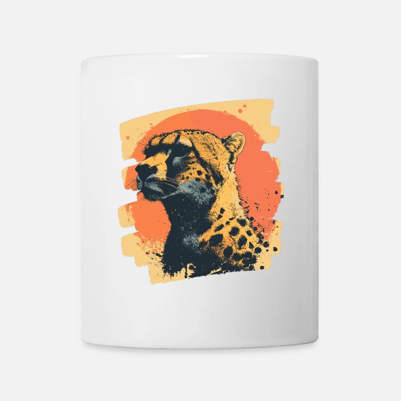 Gepard - Tasse - Weiß