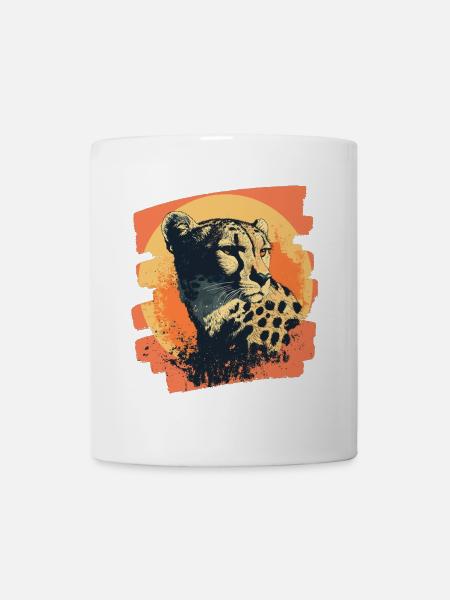 Gepard - Tasse - Weiß