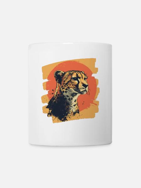 Gepard - Tasse - Weiß