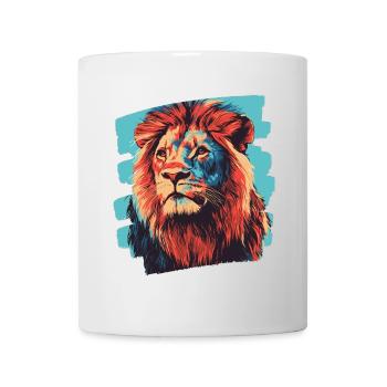 Leo Rétro - Mug blanc - blanc - Devant