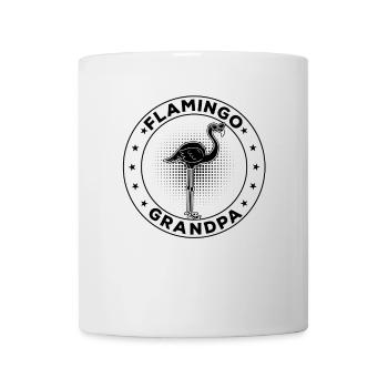 Flamingo Grandpa - Tasse - Weiß - Vorne