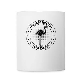 Papa flamant rose - Mug blanc - blanc - Devant
