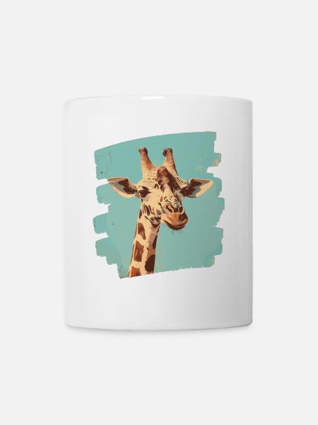 Girafe - Mug blanc - blanc