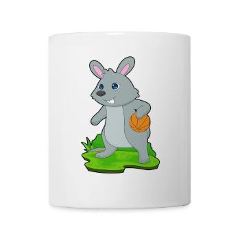 Hase Basketballspieler Basketball - Tasse - Weiß - Vorne