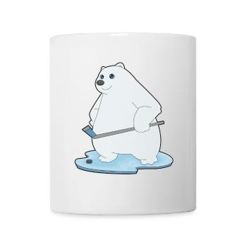 Eisbär Eishockey Eishockeyschläger - Tasse - Weiß - Vorne