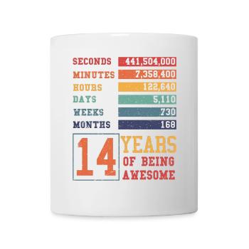 14 years old! Birthday Gift 14th Birthday - Mug - white - Front