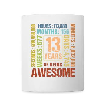 13 years old! Birthday Gift 13th Birthday - Mug - white - Front