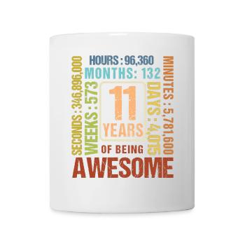 11 years old! Birthday Gift 11th Birthday - Mug - white - Front