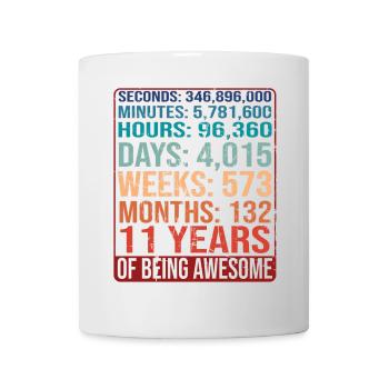 11 years old! Birthday Gift 11th Birthday - Mug - white - Front