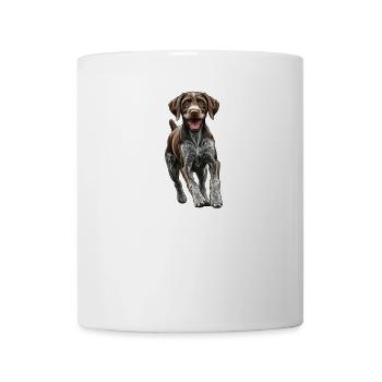 Allemand à poil dur I chien de chasse chien d’arrêt motif pour - Mug blanc - blanc - Devant