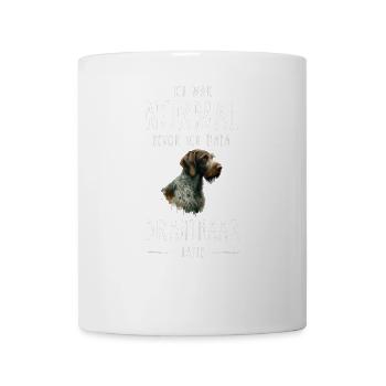 Allemand à poil dur I chien de chasse chien d’arrêt motif pour - Mug blanc - blanc - Devant