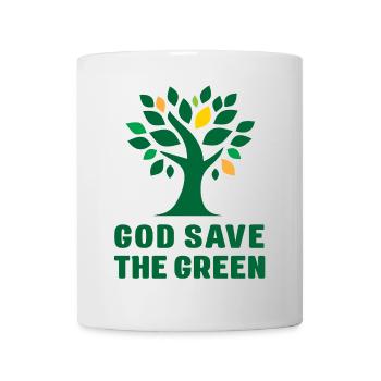 Tag der Erde - Gott schütze das Grün - Tasse - Weiß - Vorne