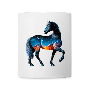 Cheval - Mug blanc - blanc - Devant
