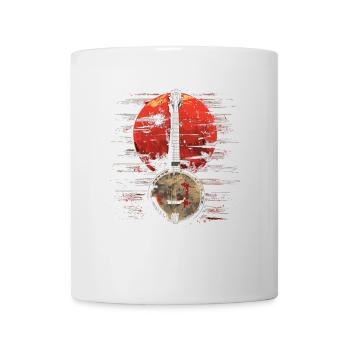 Banjo Synthwave - Mug blanc - blanc - Devant