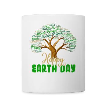 Happy Earth Day - Mug - white - Front