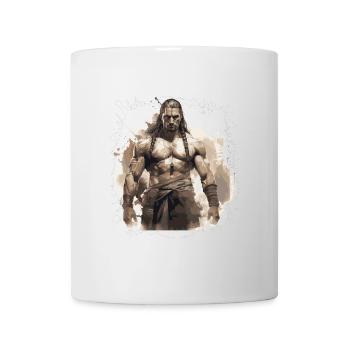 Chef de Musculation Muscles Indien - Mug blanc - blanc - Devant