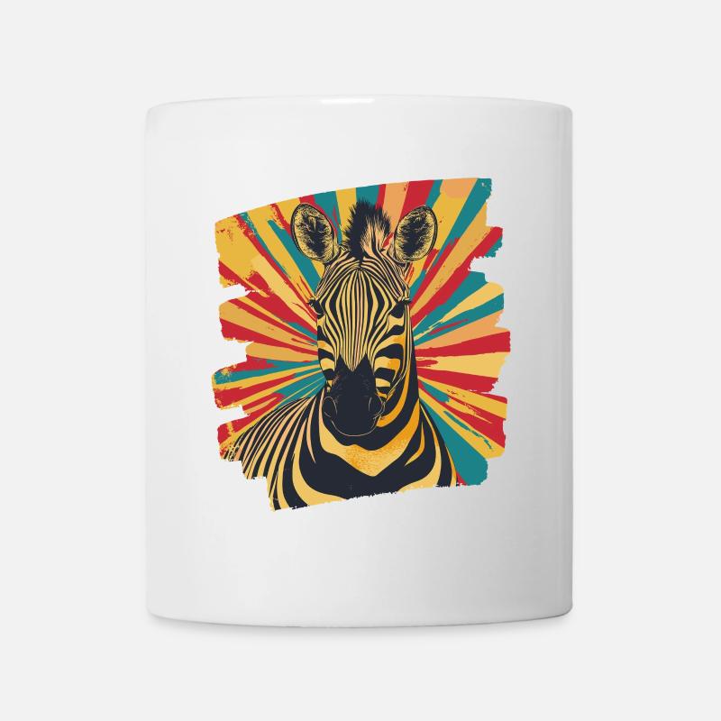 Zèbre - Mug blanc - blanc