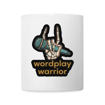 Poetry Slam Pun Warrior Slam Poetry - Mug - white - Front