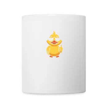 Faire taire le canard - Mug blanc - blanc - Devant