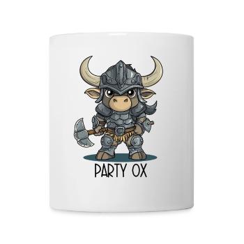Party Ox – Knight Ox Hero Group - Mug - white - Front
