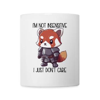 I’m Not Insensitive – Red Panda Cartoon - Tasse - Weiß - Vorne