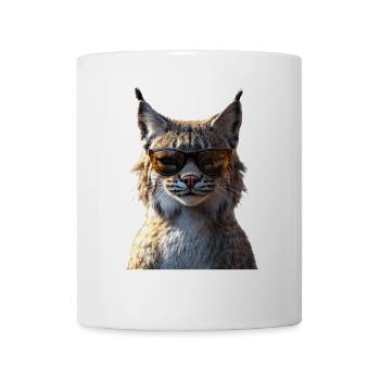 Luchs Lynx Wildkatze Raubkatzen Katzen Süße Luchse - Tasse - Weiß - Vorne