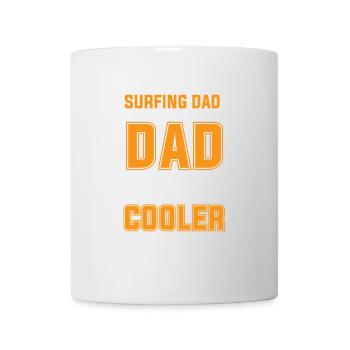 Surfen Papa wie ein normaler Papa, nur viel cooler - Tasse - Weiß - Vorne