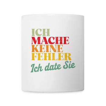 Je ne fais pas d’erreurs, je sors avec toi Célibataire Disant - Mug blanc - blanc - Devant