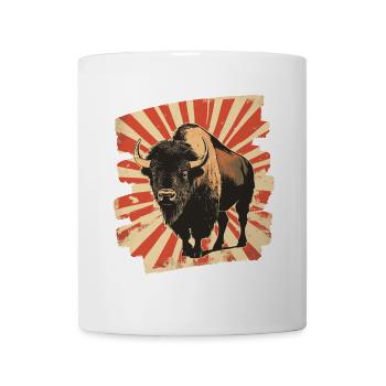 Bison - Tasse - Weiß - Vorne