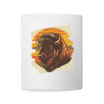 Bison - Tasse - Weiß - Vorne