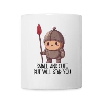 Small and Cute But Will Stab You – Süßer Krieger - Mug - white - Front