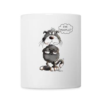 Grumpy Ew People Cat Saying Cats - Mug - white - Front