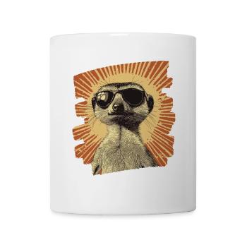 Meerkat Retro - Mug - white - Front