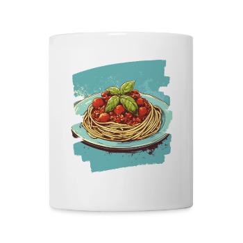 Spaghetti bolognaise - Mug blanc - blanc - Devant