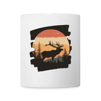 Moose Retro - Mug - white - Front
