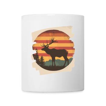 Moose Retro - Mug - white - Front