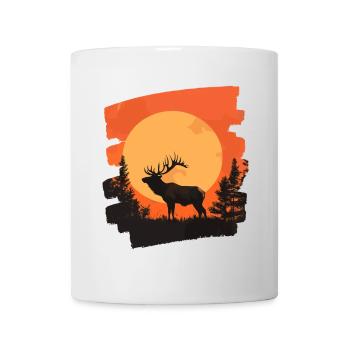Moose Retro - Mug - white - Front