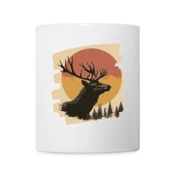Moose Retro - Mug - white - Front