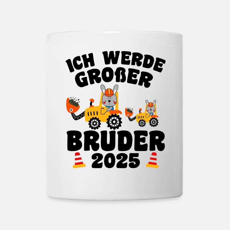Ich Werde Großer Bruder 2025 - Tasse - Weiß