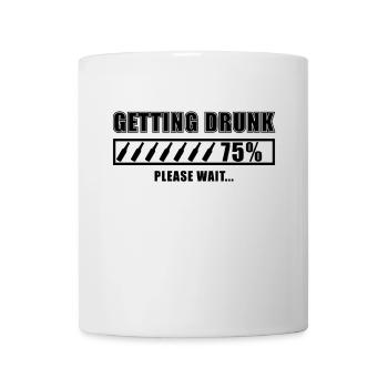 We're Getting Drunk Team Bride Lustiges JGA - Tasse - Weiß - Vorne