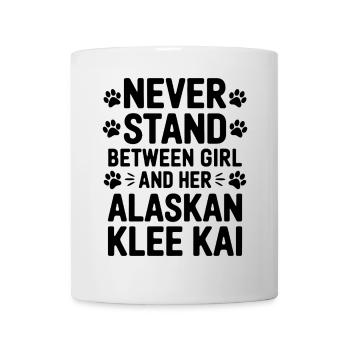 Trèfle d’Alaska Kai disant Clover Kai d’Alaska Cadeau - Mug blanc - blanc - Devant