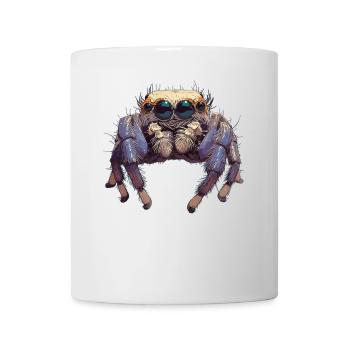 Jumping Spider Springspinnen Springspinne - Tasse - Weiß - Vorne