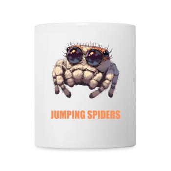 Jumping Spider Springspinnen Springspinne - Tasse - Weiß - Vorne