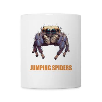 Jumping Spider Springspinnen Springspinne - Tasse - Weiß - Vorne