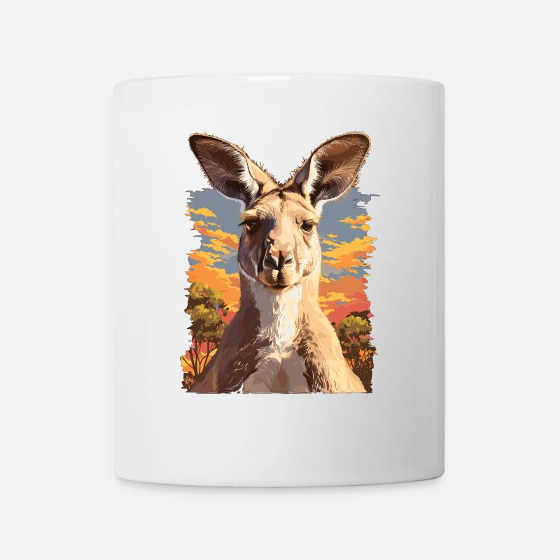 Kängurus Känguru - Tasse - Weiß