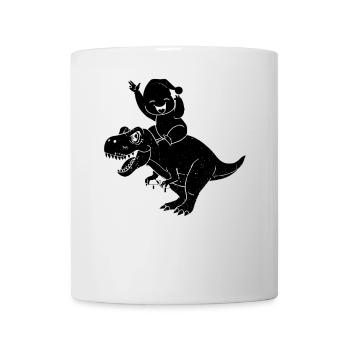 Christmas Dino Funny Dinosaur Sloth Dino - Tasse - Weiß - Vorne