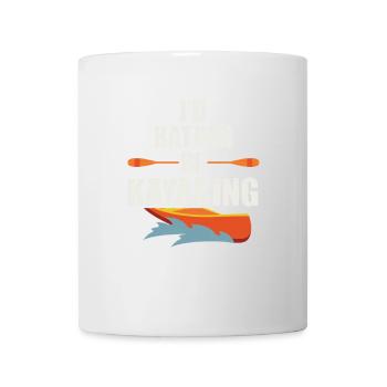 Je préfère faire du kayak - Mug blanc - blanc - Devant