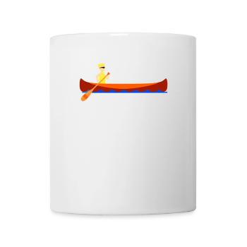 Paddel-check - Tasse - Weiß - Vorne