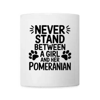 Pomeranian Spruch Hund Lustige Pomeranian Geschenk - Tasse - Weiß - Vorne